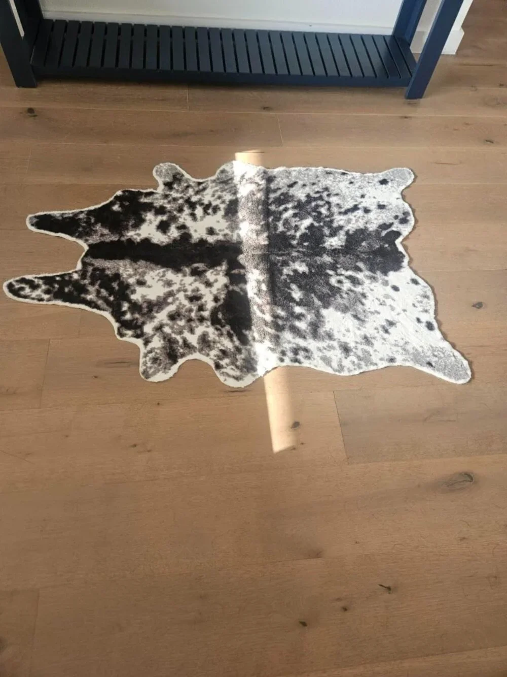 Faux Cowhide Cow Print Rug